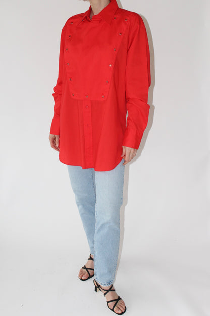 Vintage Tart Western Snap Bib Shirt