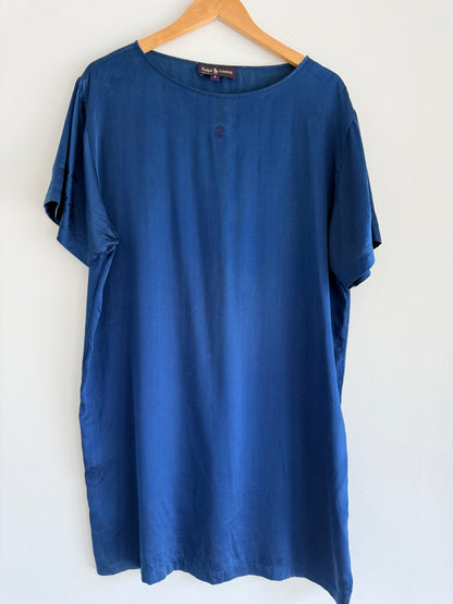 Rare Vintage Ralph Lauren Purple Label Silk Shift Dress