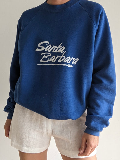 Vintage "Santa Barbara" Raglan Sweatshirt