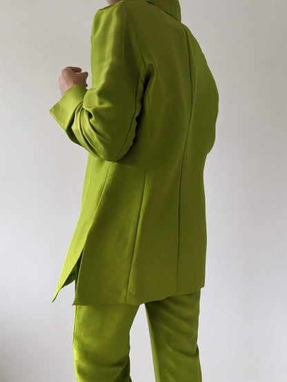 Striking Vintage Pandan Silk 3-Piece Set
