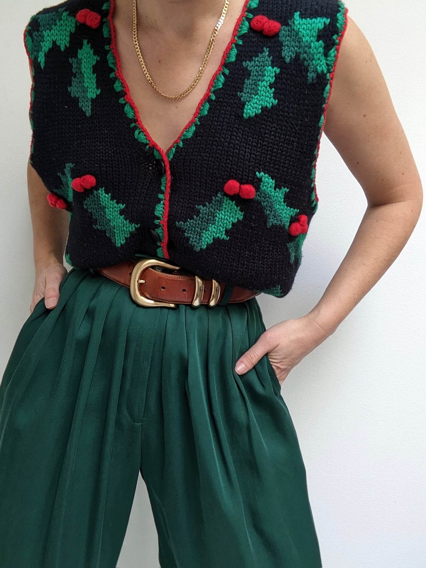 Sweet Vintage Holly Knit Vest