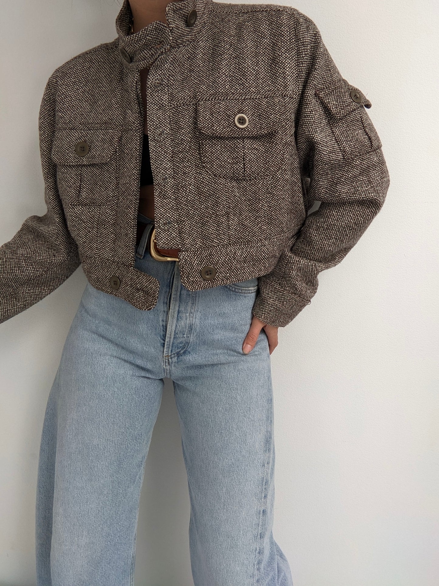 Favorite Ultra-Cropped & Woven Jacket