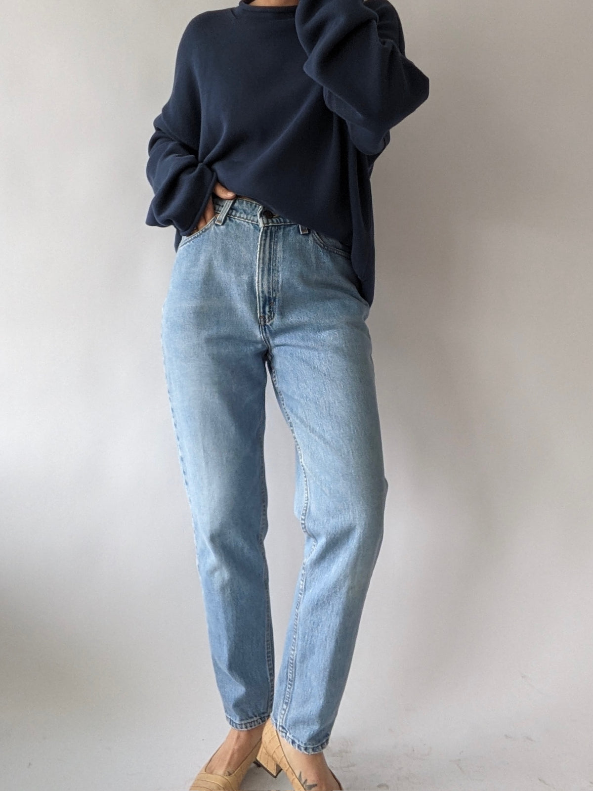 Vintage Levi's 512 Faded Blue Denim