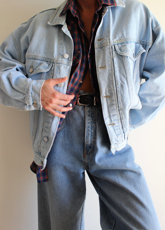 Favorite Vintage Guess Light Wash Denim Jacket