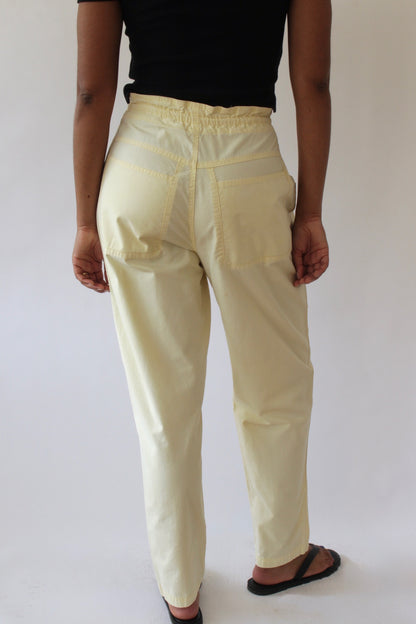 Vintage Butter Cotton Leisure Pants