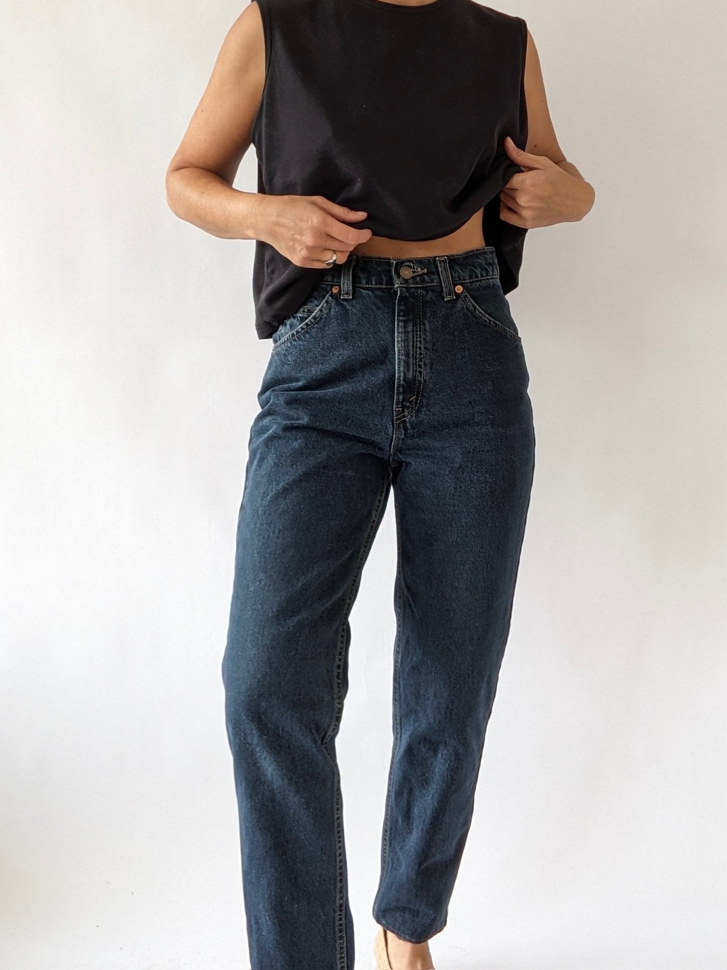 Vintage Levi's Dark Wash Orange Tab Denim