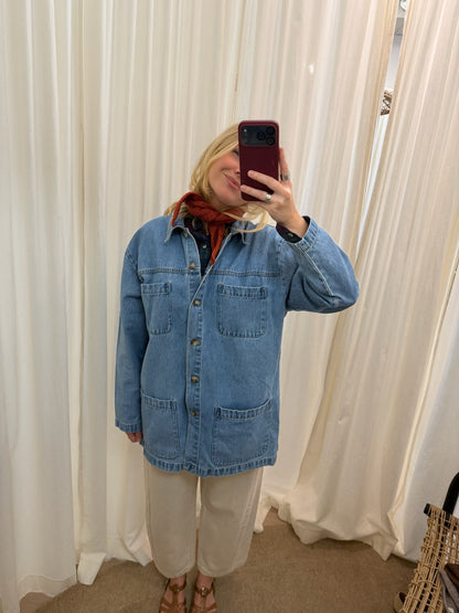 Vintage Denim Chore Jacket