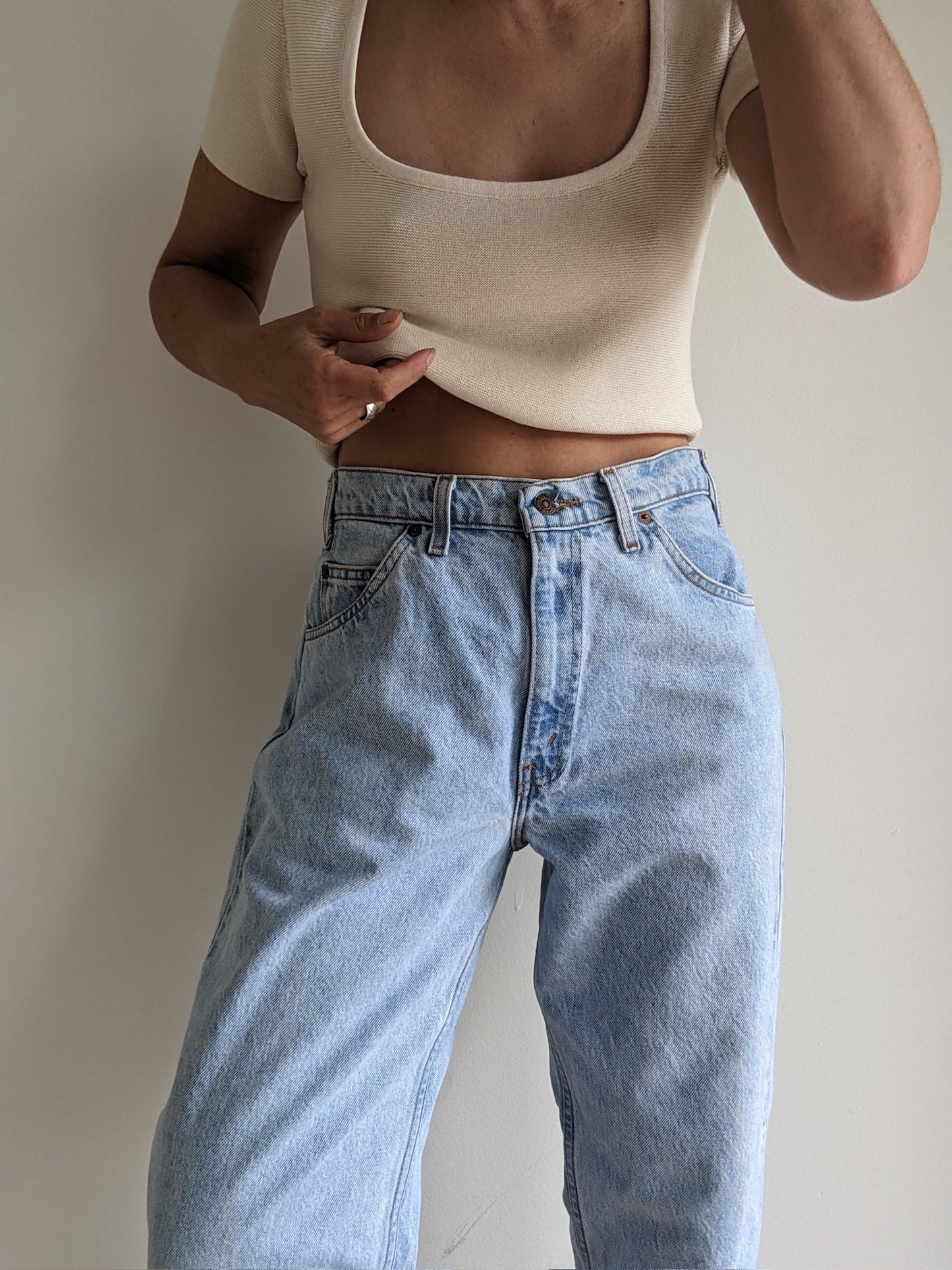 Vintage Levi's Orange Tab Light Wash Jeans