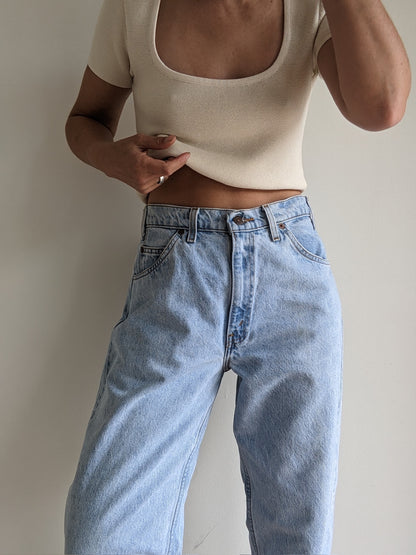 Vintage Levi's Orange Tab Light Wash Jeans