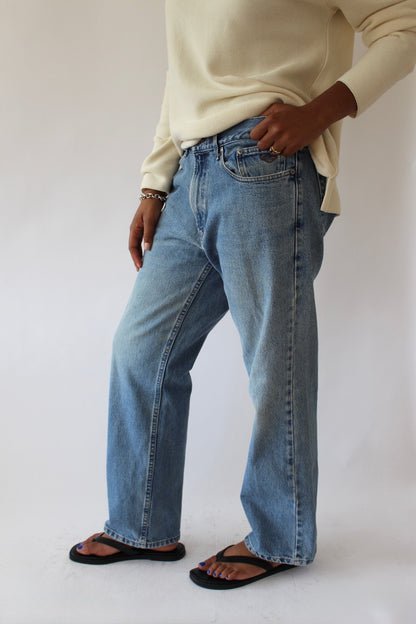 Vintage Harley Davidson Blue Jeans