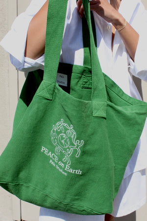 Palo Studios Peace People Tote / Available in Espresso and Veggie