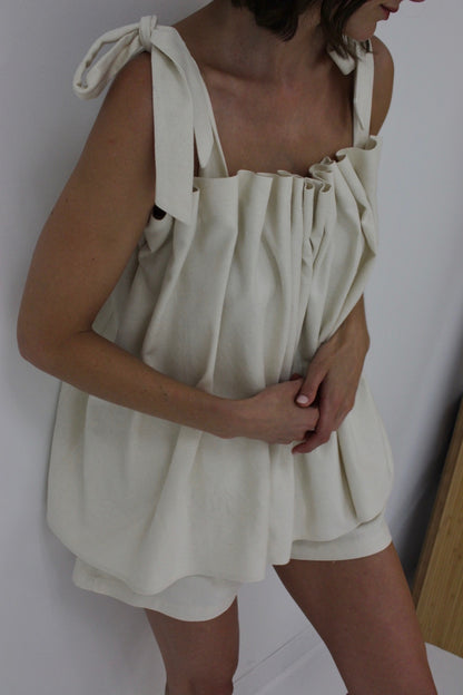 Toni Woven Silk Top