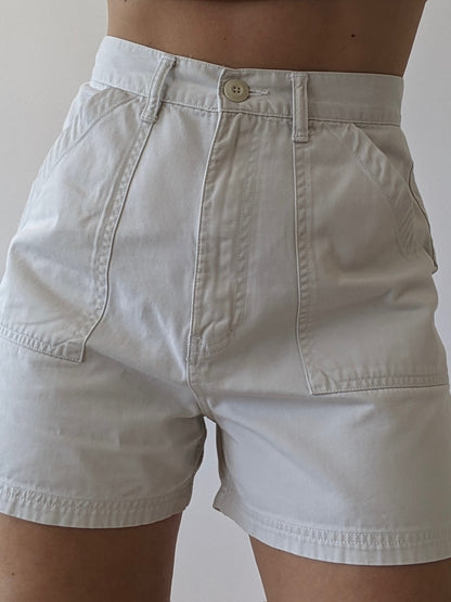 90s Khaki Cotton Shorts