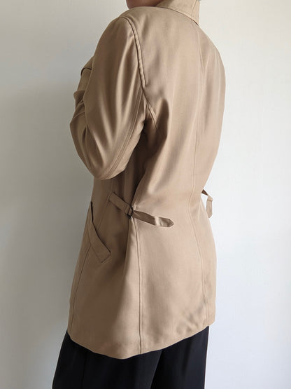Vintage Toffee Silk Twill Jacket