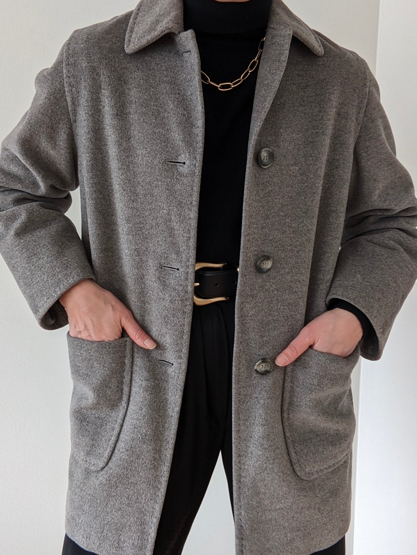 Luxurious Vintage Ash Cashgorissimo Coat