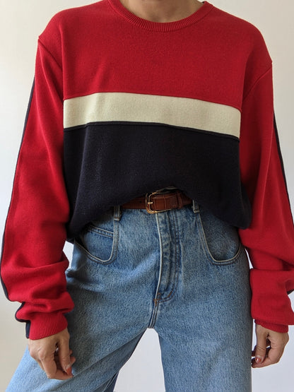 Classic 90s Bold Striped Sweater