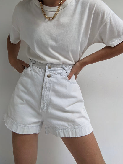 90s Ultra Light Wash Denim Shorts