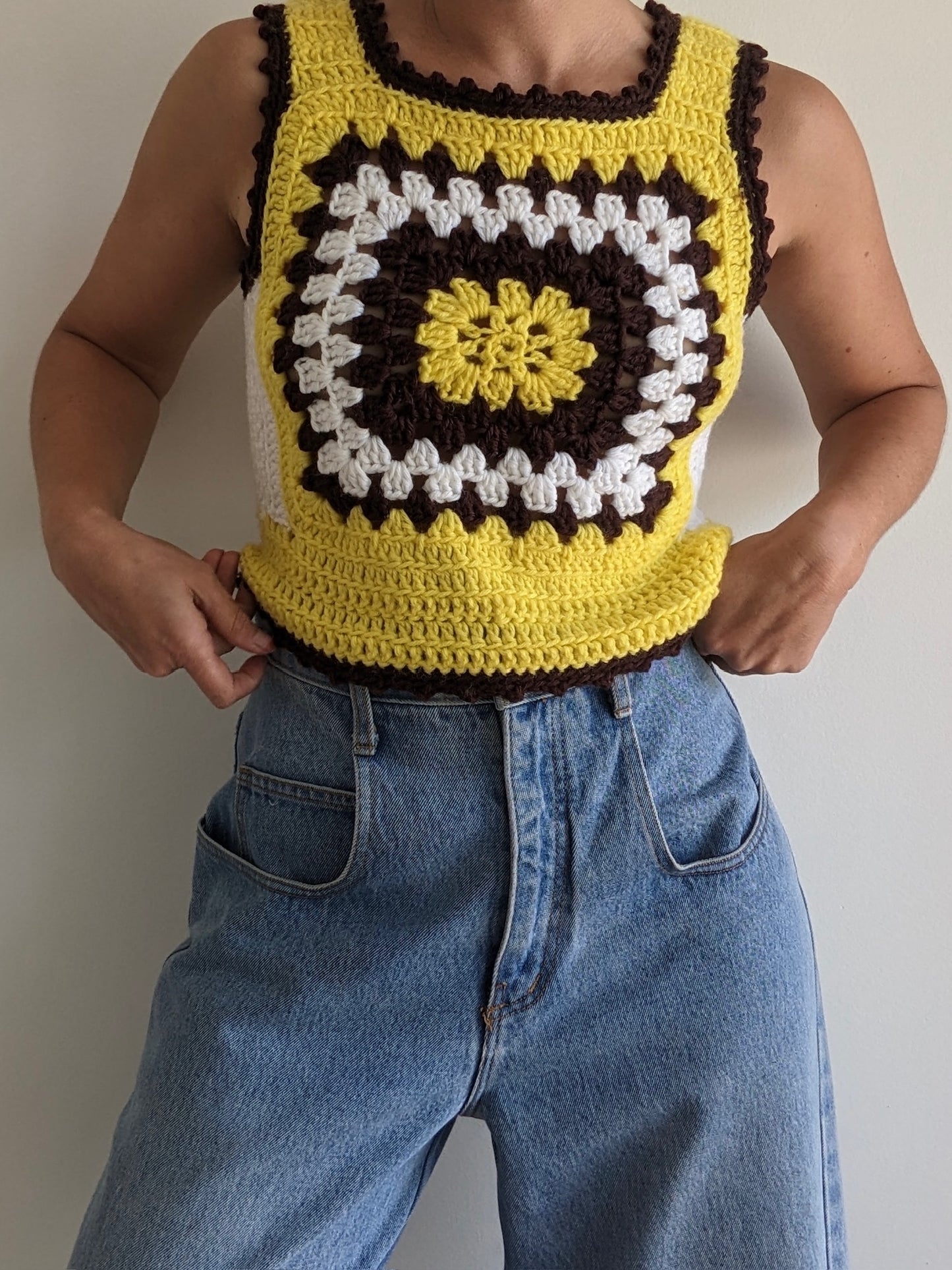Vintage Hand-Crocheted Tank