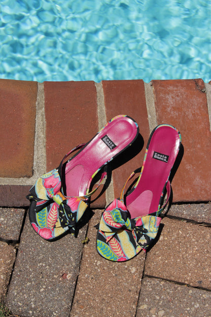 Vintage Costa Blanca Kitten Heel Sandal