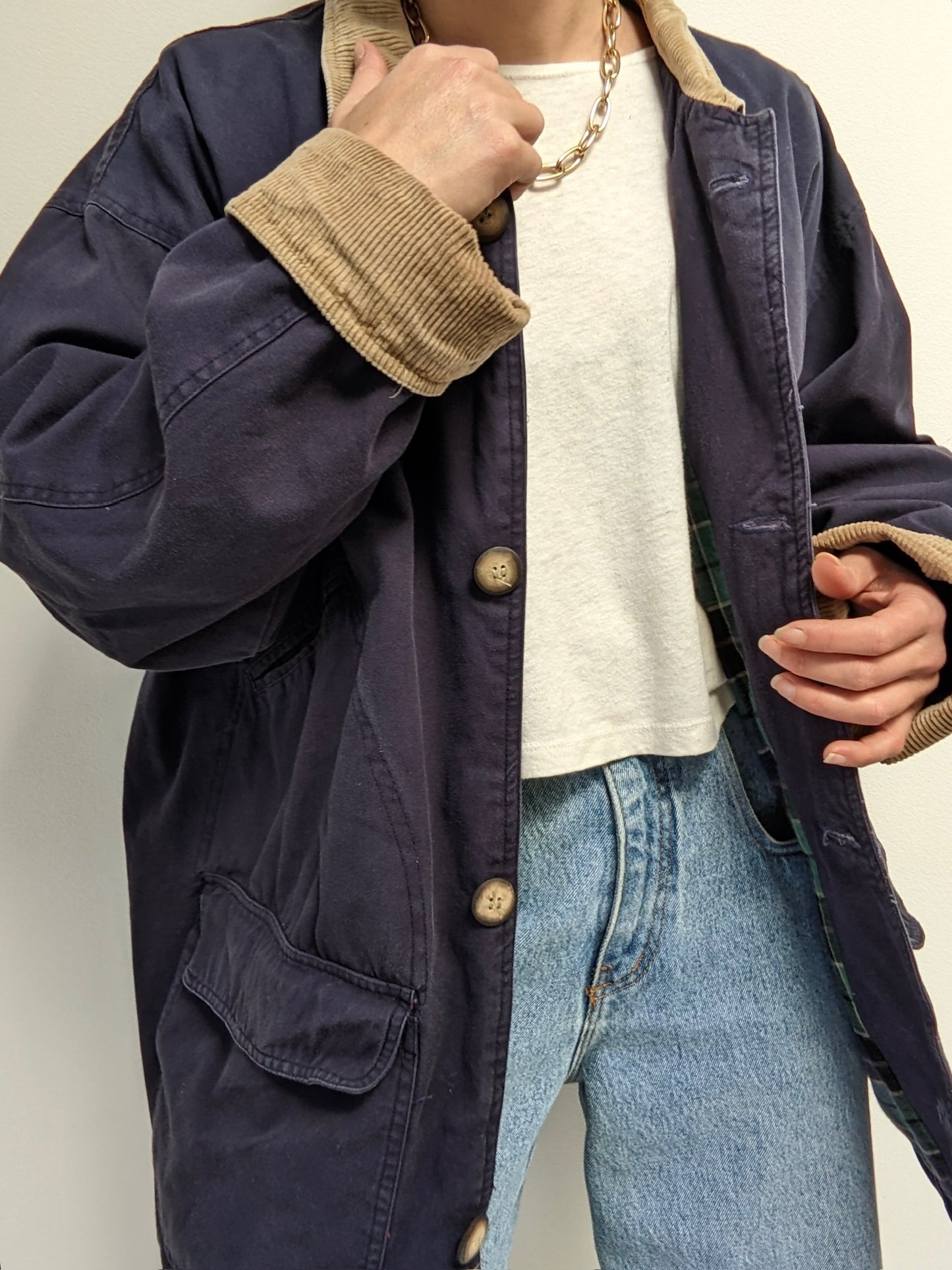 Vintage Navy Chore Coat