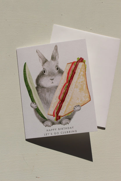 Let's Go Clubbing Birthday Card