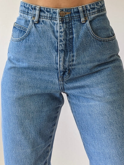 Vintage Faded Blue Denim