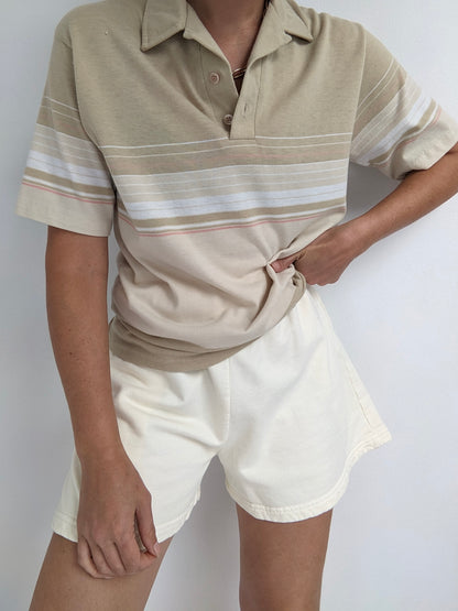 Vintage Thin Striped Polo