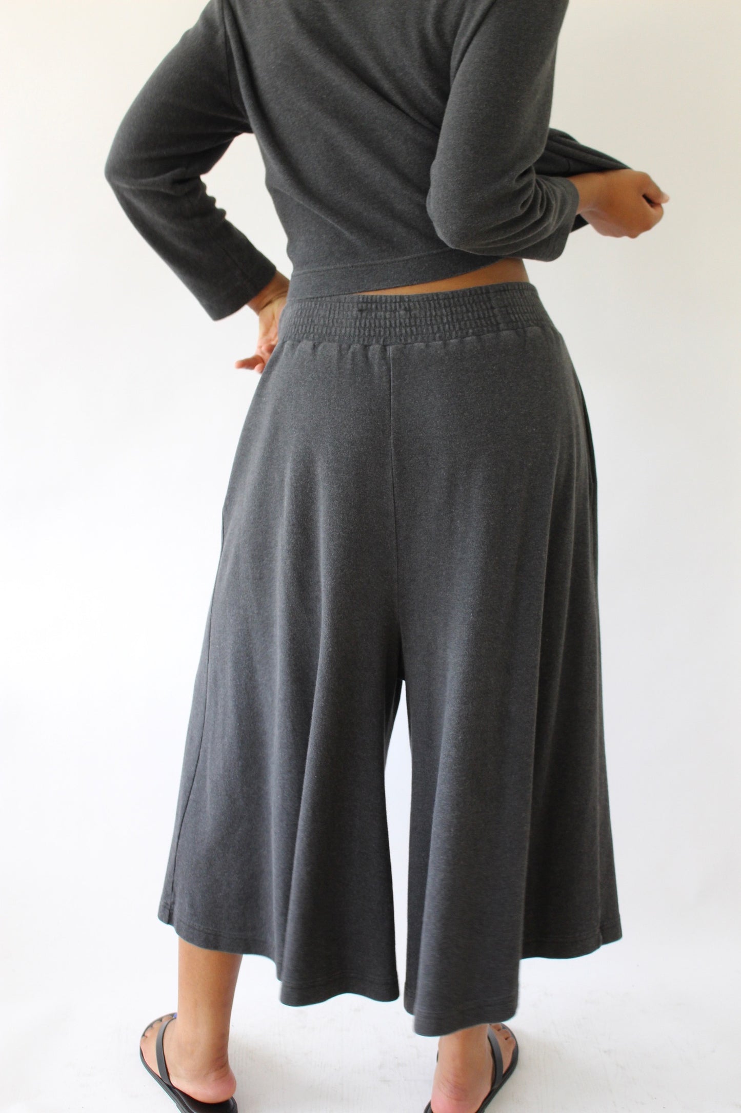 Vintage Slate Culotte Pant Set