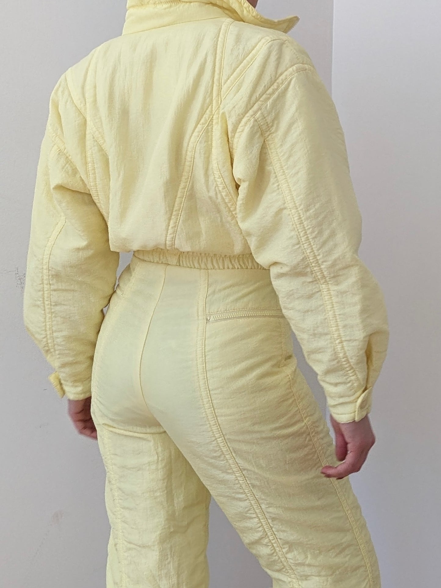 Amazing Vintage Ellesse Lemon Ski Suit