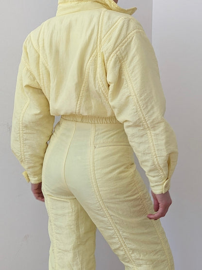 Amazing Vintage Ellesse Lemon Ski Suit