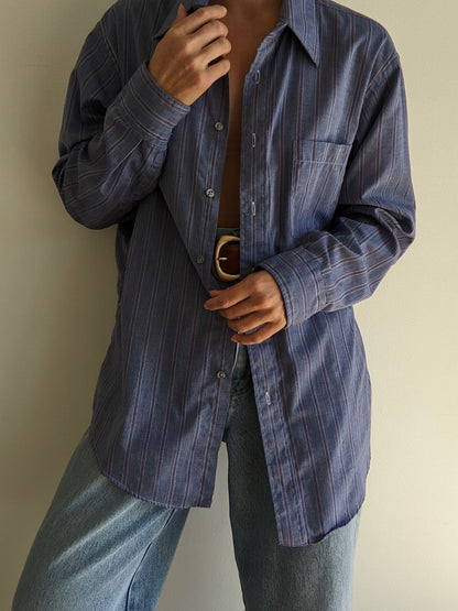 Vintage Christian Dior Pinstriped Button Down