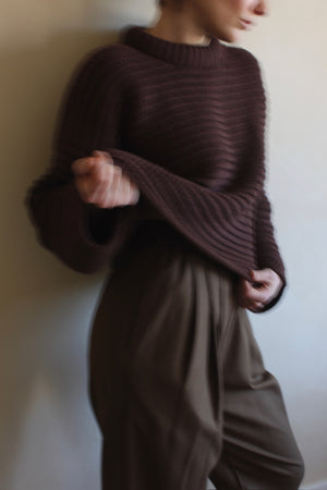Na Nin Romy Cotton First Edition Sweater / Available in Cocoa