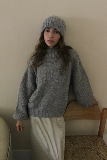 Frankie Knitted Suri Alpaca Hat