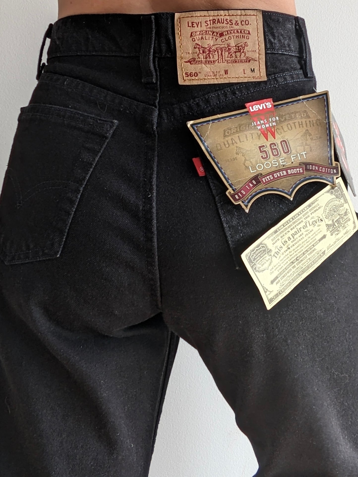 Deadstock Vintage Levi's Black Jeans