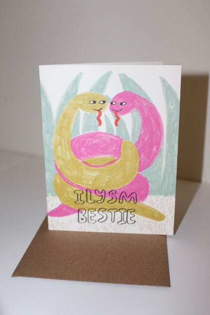 Ilysm Bestie Card