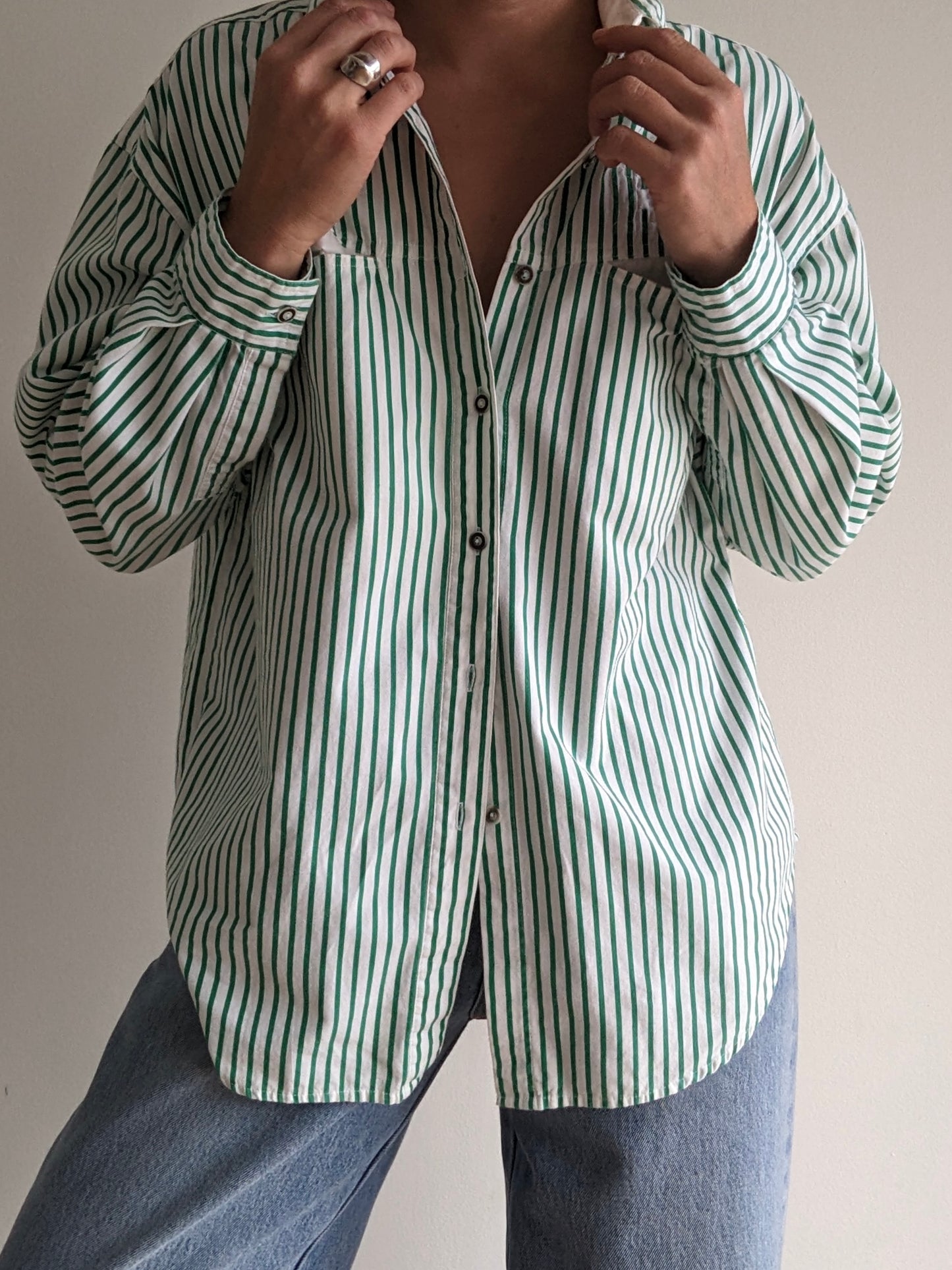 Vintage Jalapeño Striped Cotton Shirt