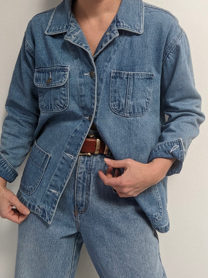 Vintage Petite Denim Chore Coat