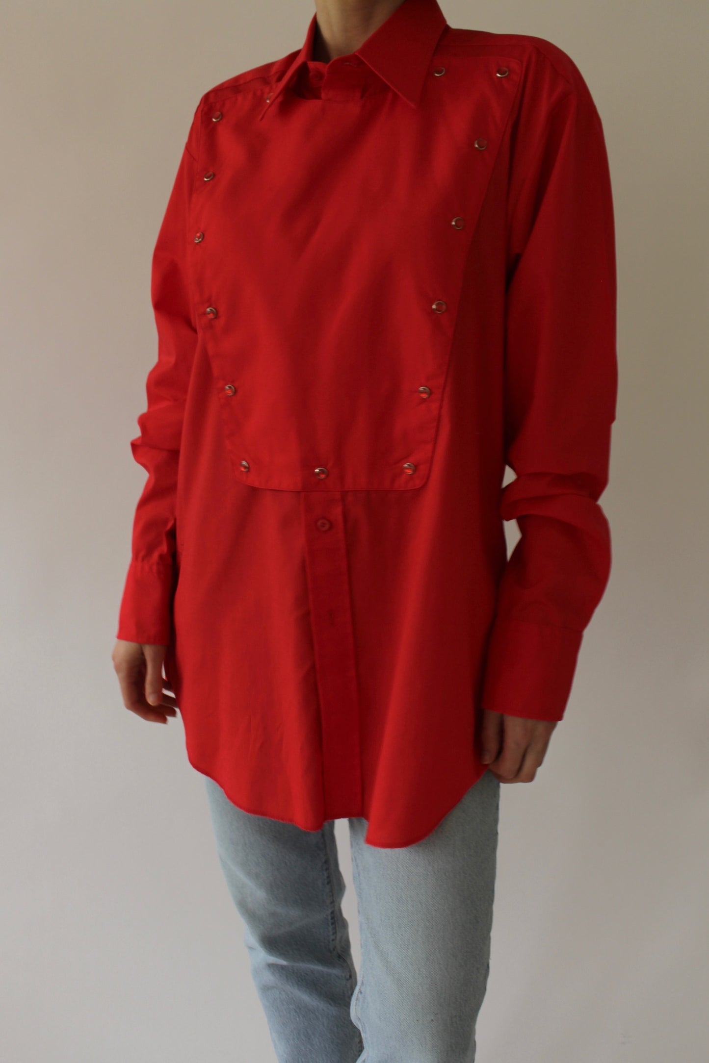 Vintage Tart Western Snap Bib Shirt