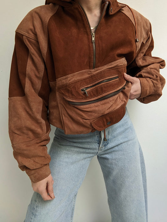 Rare Favorite Vintage Leather Popover