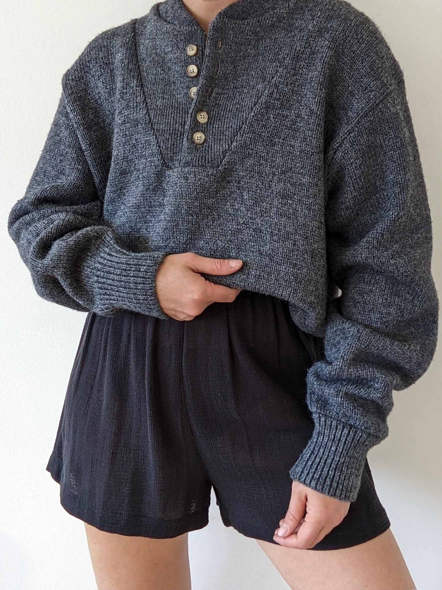 Vintage Stone Wool Henley