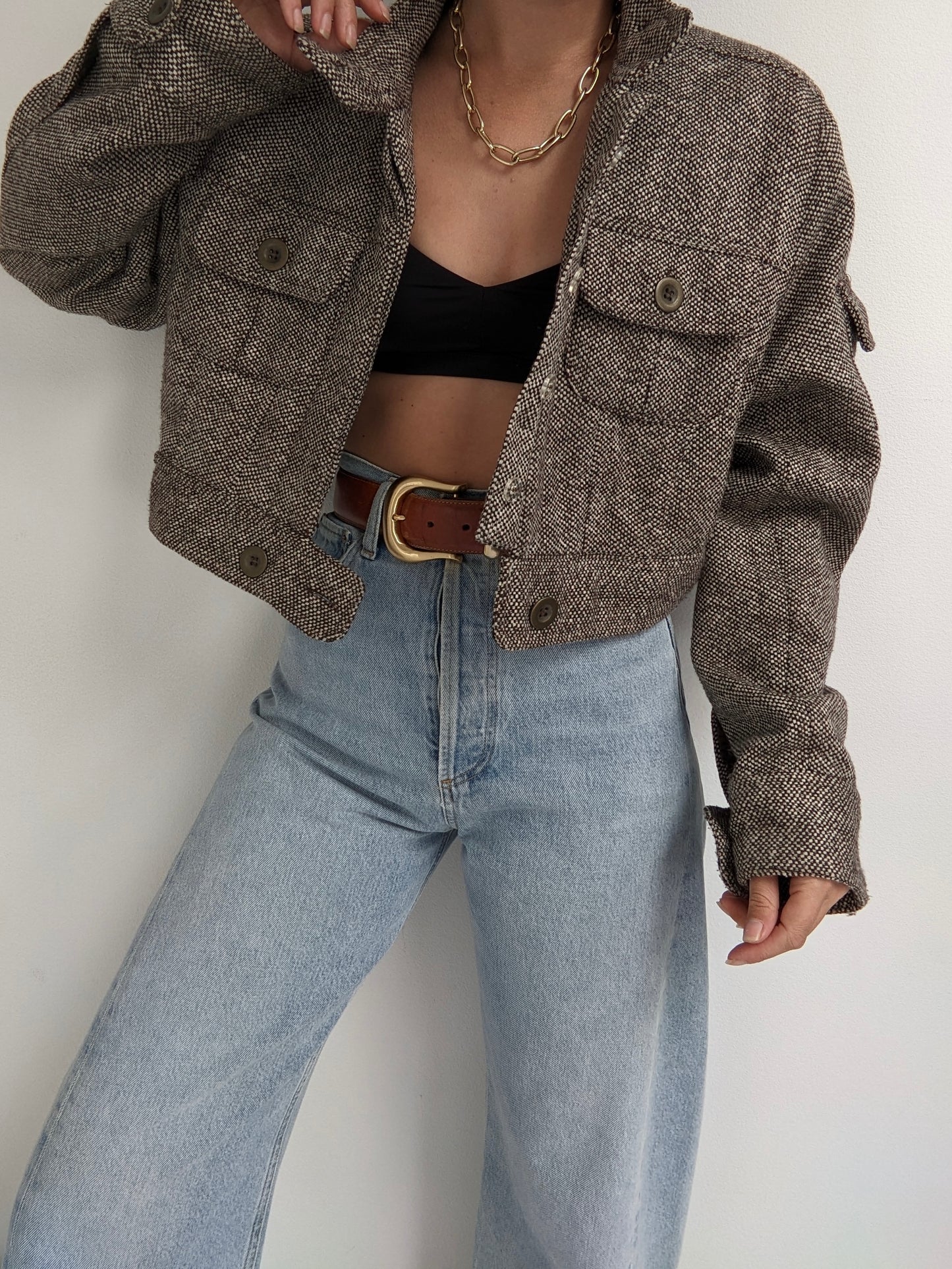 Favorite Ultra-Cropped & Woven Jacket