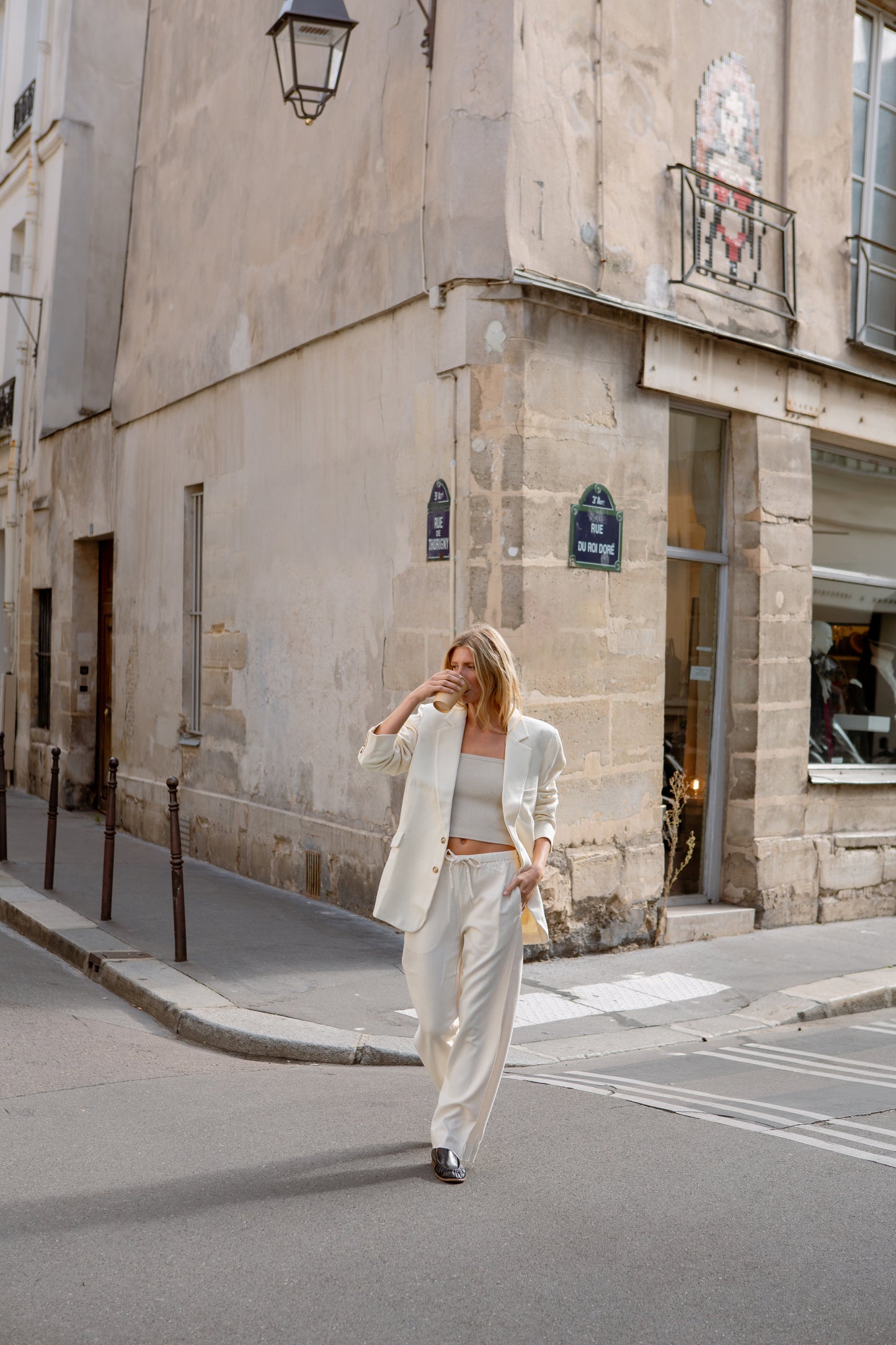 Skyler Woven Silk Blazer