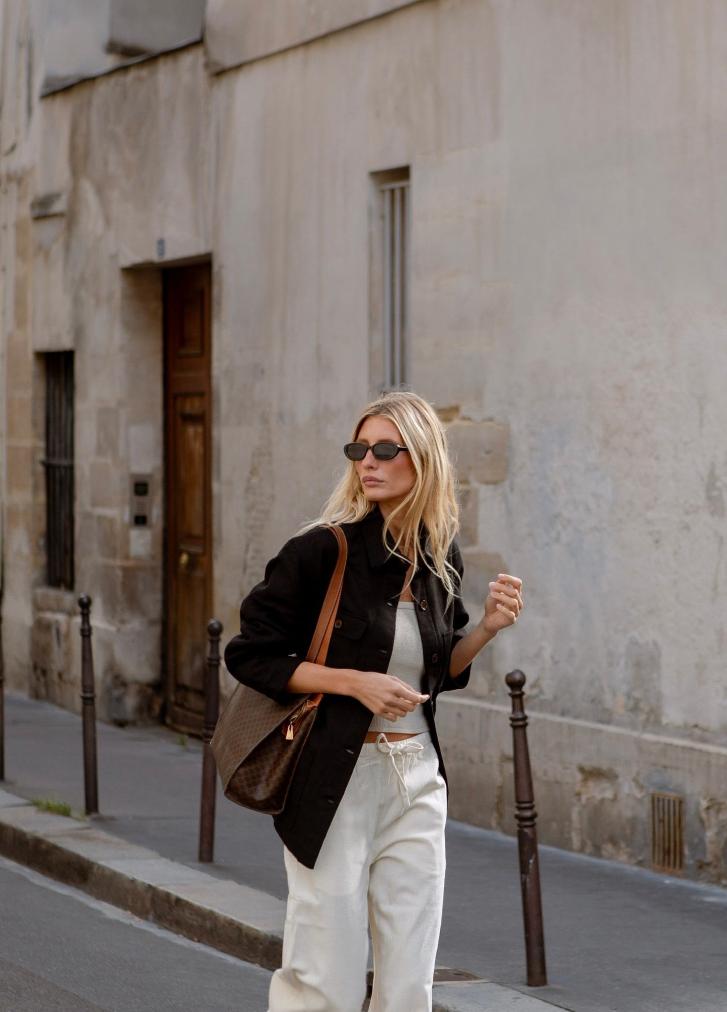 Maddox Woven Silk Chore Coat