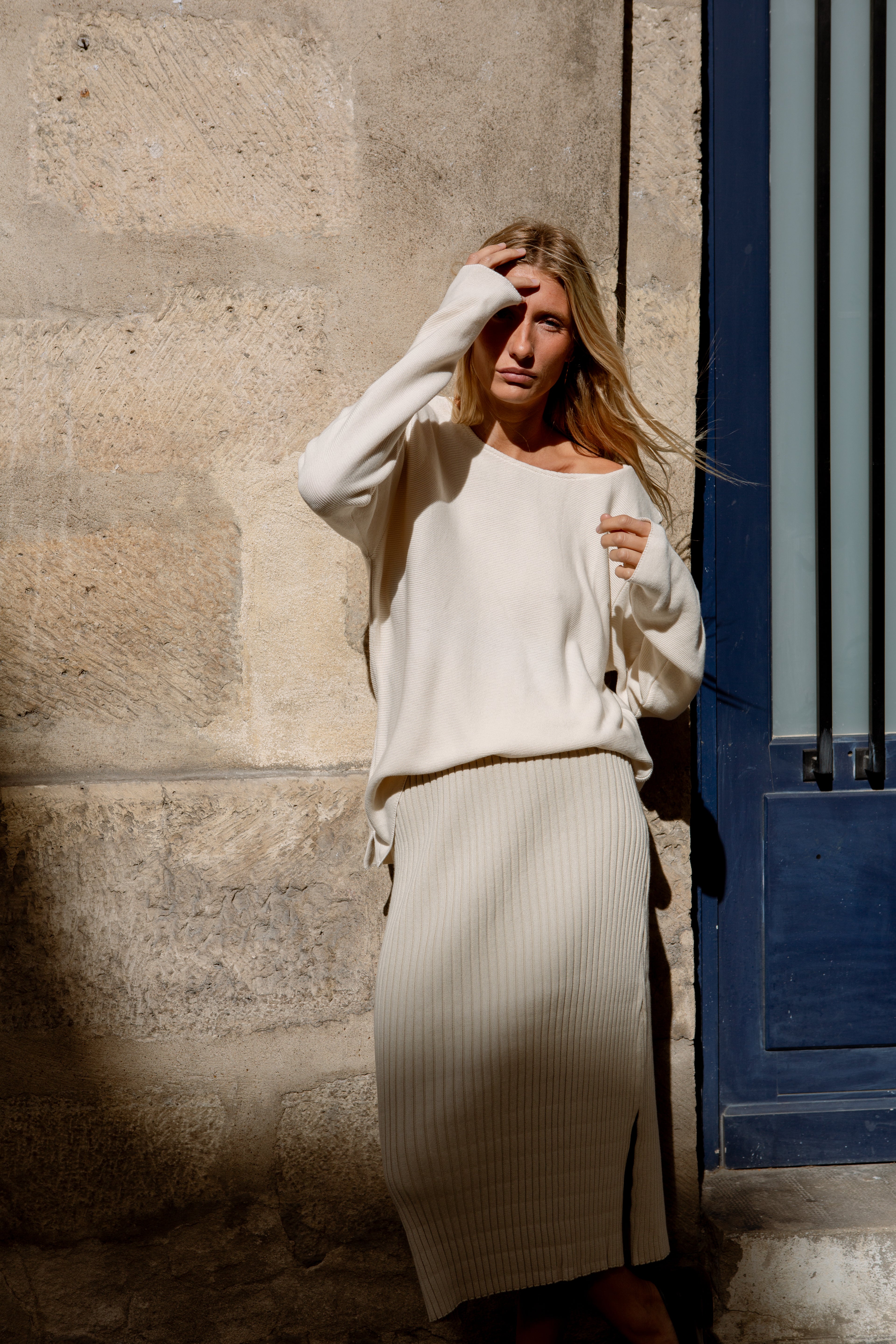 Chris Cotton Seed Stitch Top – NA NIN Chris Cotton Seed Stitch Top – NA NIN