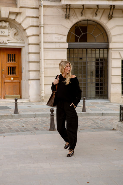 Dimitri Woven Silk Pant