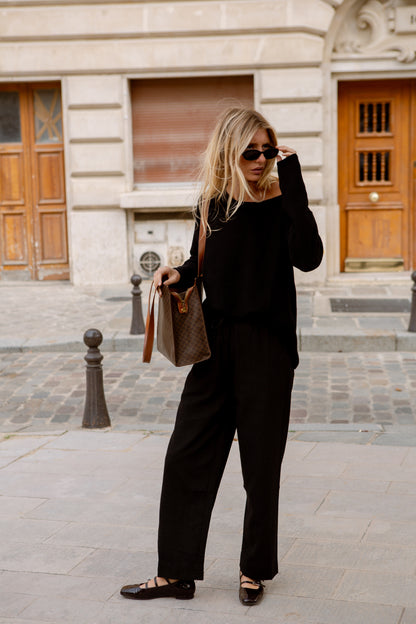 Dimitri Woven Silk Pant