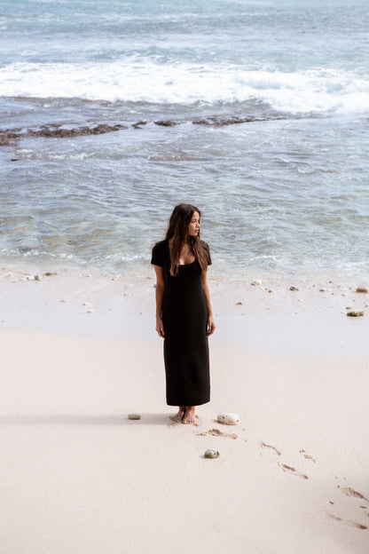 Lu Cotton Seed Stitch Dress