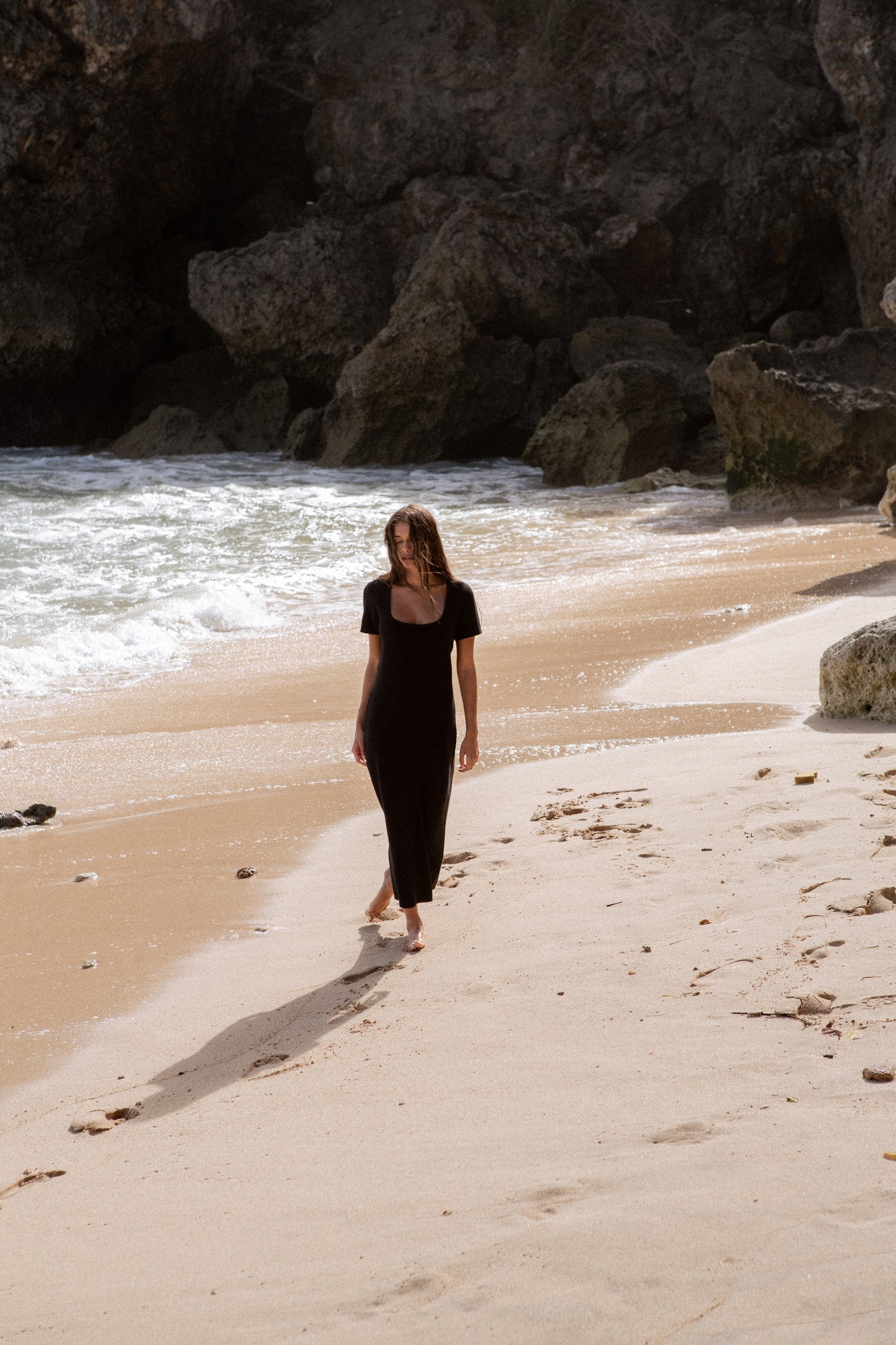 Lu Cotton Seed Stitch Dress