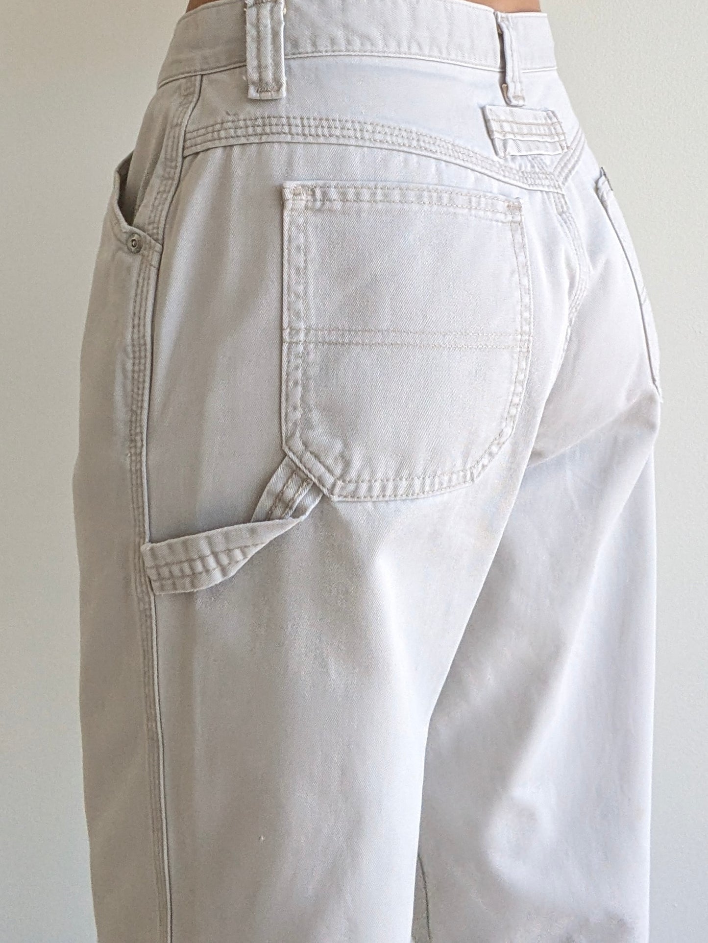 90s Khaki Twill Carpenter Pants