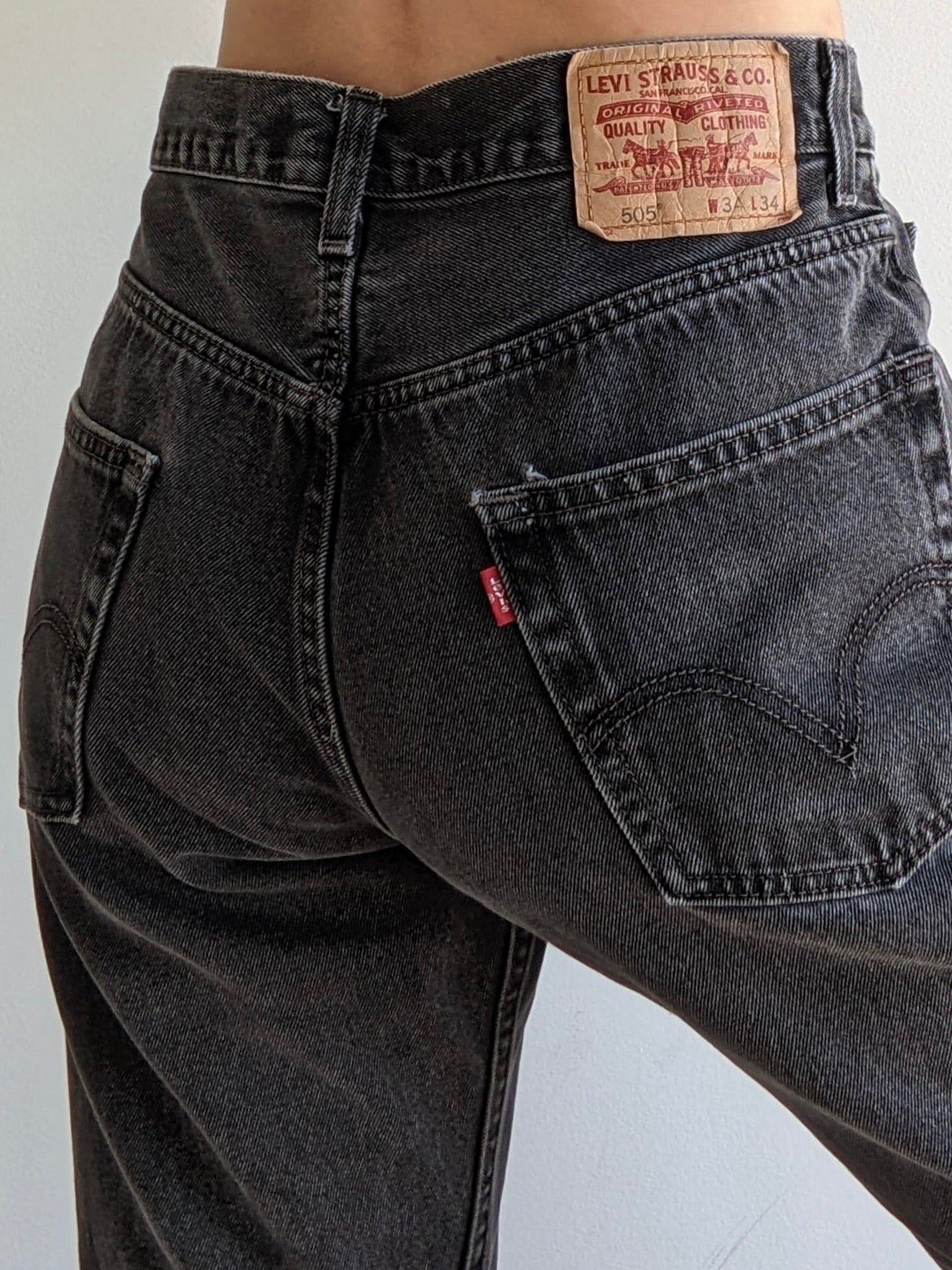 Vintage Levi's 505 Black Jeans